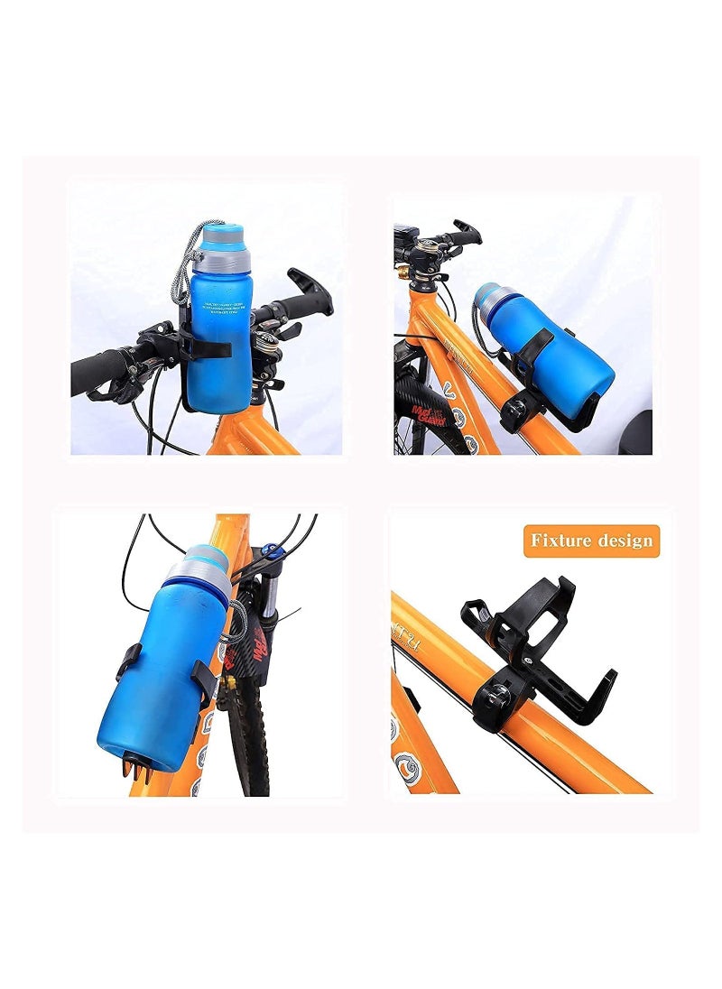 SYOSI - Bike Water Bottle Holder, Universal Bike Cup Holder, 360 Degree Rotating Bike Water Bottle Cage, Water Bottle Holder for Bike Stroller Walker Bike Pramss Wheelchairs, 1 Pack - Image 1