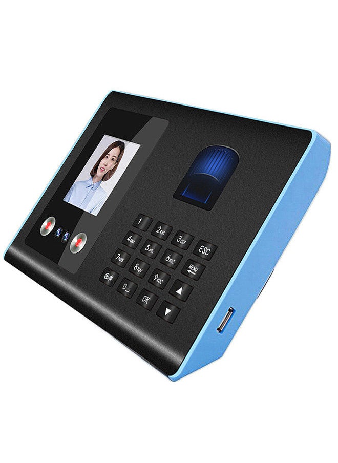 Generic - Intelligent Attendance Machine Face Fingerprint Password Recognition Mix Biometric Time Clock for Employees with Voice Broadcast Function Support Multi-language - Image 1