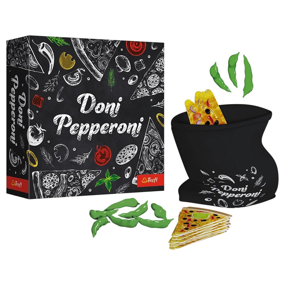 Trefl - Doni Pepperoni Board Game 75 Cards - 02526