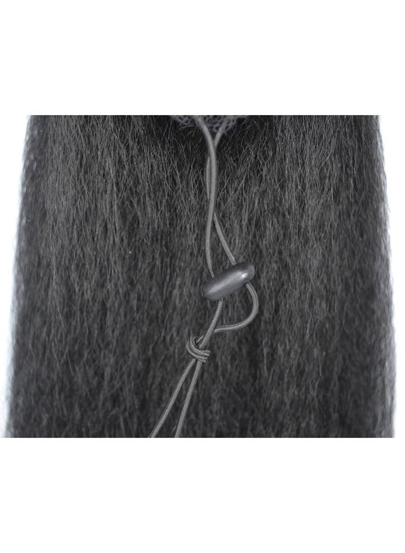 Estelle Wig Ponytail Long Curly Hair Ponytail Fluffy Explosive Head Wig Ponytail Corn Silk African Ponytail Color No 1 - Image 2