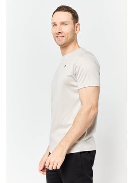 RBX Men Sportswear Fit Short Sleeves Training T-Shirt, Stone  - Image 2