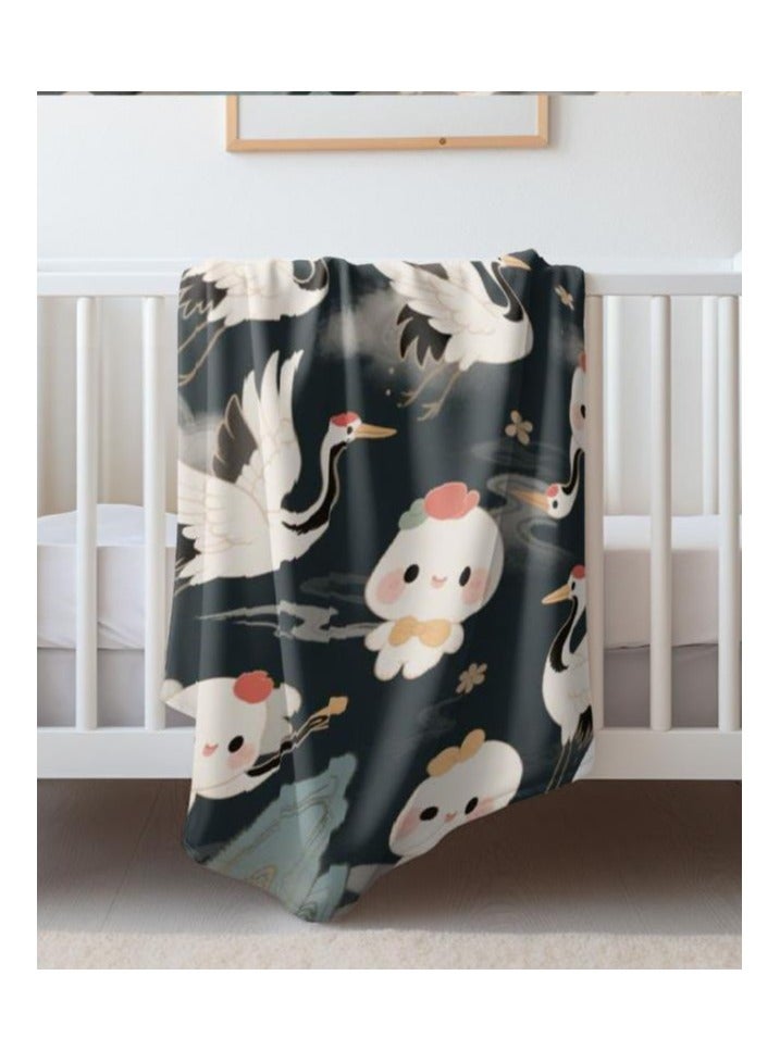 عام بطانية رقيقة من الفانيلا (دافئة ومريحة، ومناسبة للنوم واستخدام الألعاب وإزالة الغبار ومقاومة للرمل) 150 سم * 200 سم - 804 - Image 5