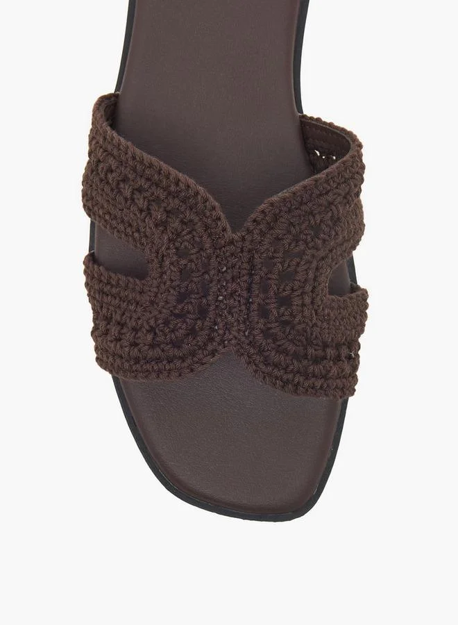 Celeste BROWN Women Slip-On Sandals for Women | Best Price UAE
