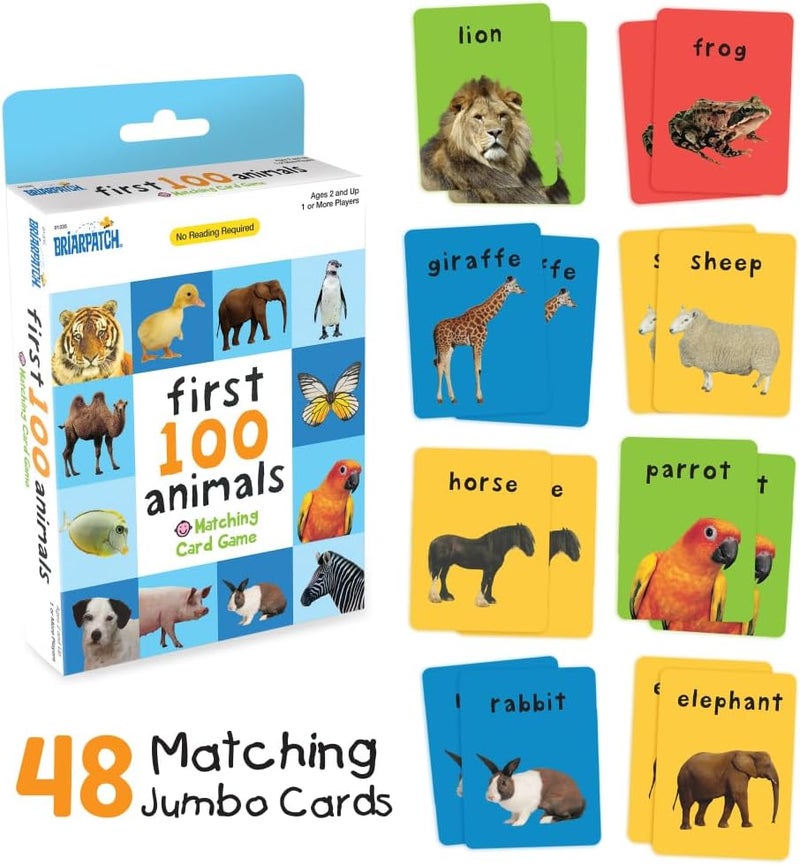 Briarpatch | First 100 Animals Matching Card Game, Ages 2+ - Image 5