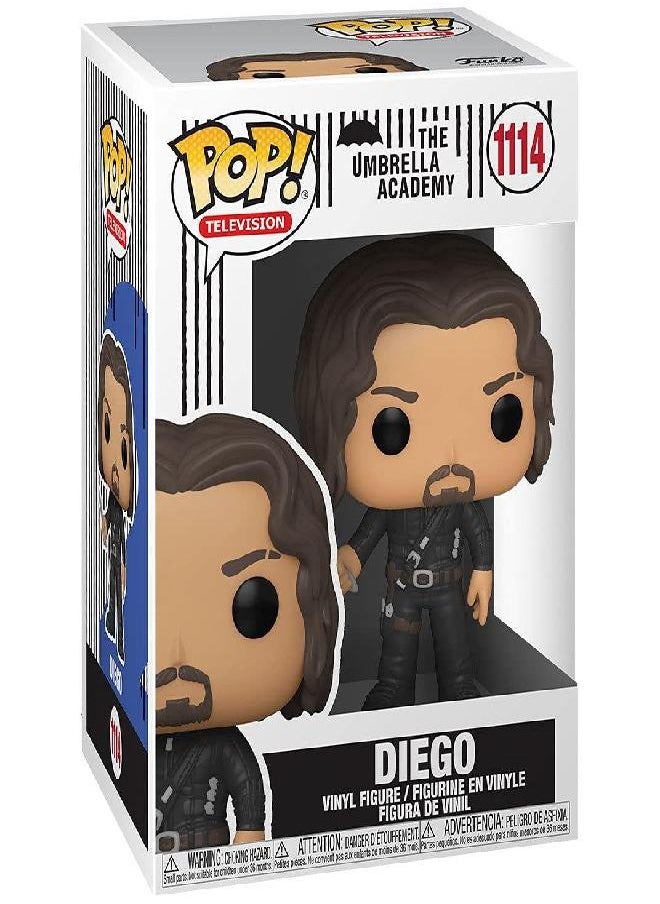 POP - Umbrella Academy Series 2 - Diego Hargreeves Funko Pop! Vinyl Figure (Bundled with Compatible Pop Box Protector Case) - Image 1