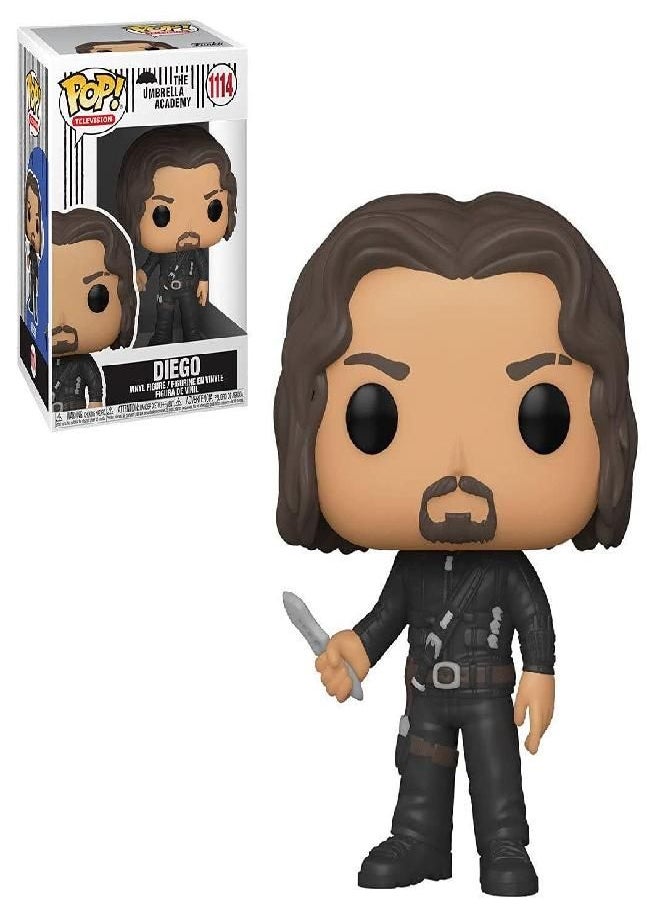 POP - Umbrella Academy Series 2 - Diego Hargreeves Funko Pop! Vinyl Figure (Bundled with Compatible Pop Box Protector Case) - Image 1