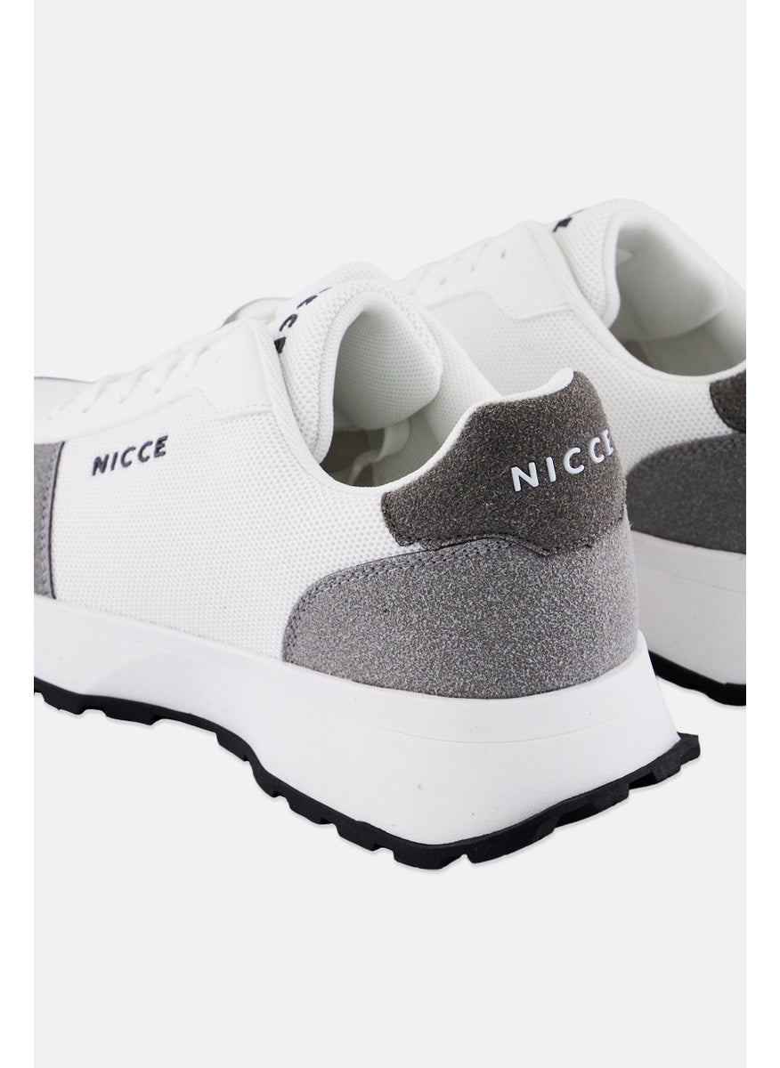Nicce - Men Bazino Training Lace Up Sport Shoes, White - Image 1