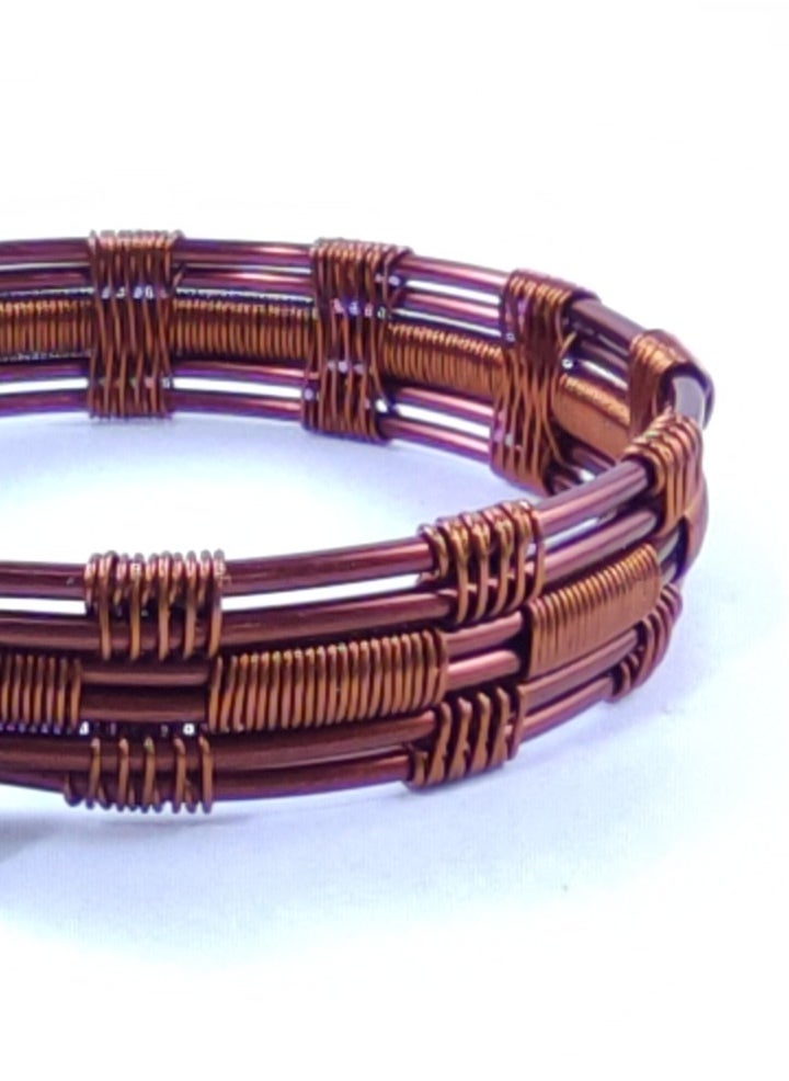 JC jimmycom Classic Bracelet Wire Weaved Copper plated  - Image 3