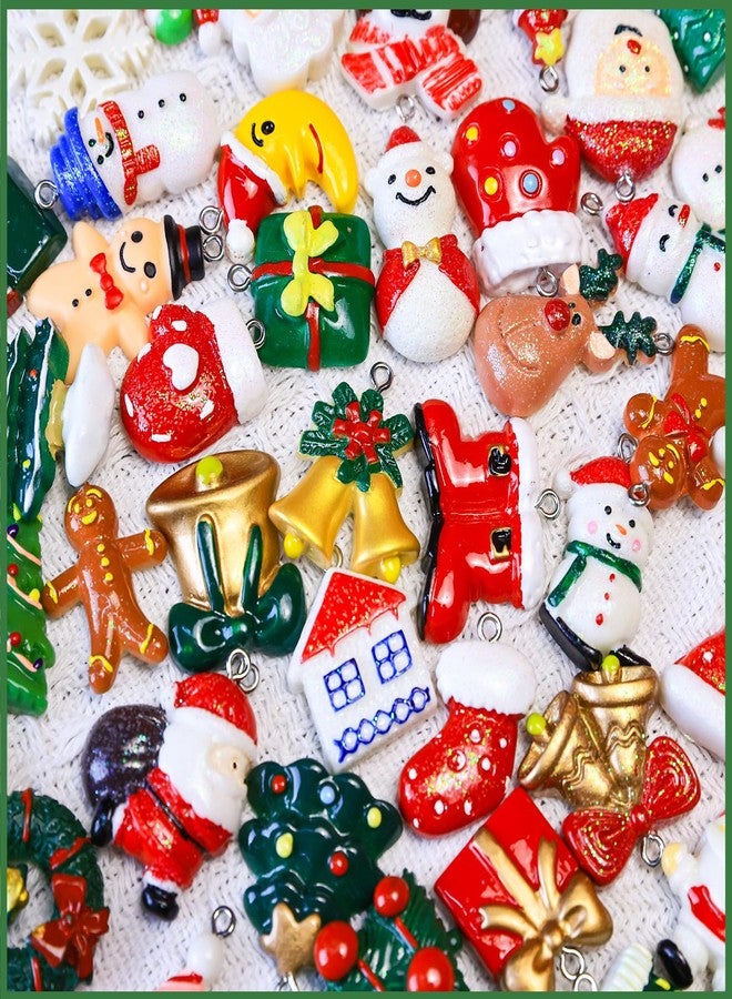 Garma 48Pcs Mini Christmas Ornaments Small Christmas Tree Decorations Set with Santa Claus Snowman Bells Tiny Xmas Hanging Ornaments Miniature for Christmas Tree Decor - Image 5