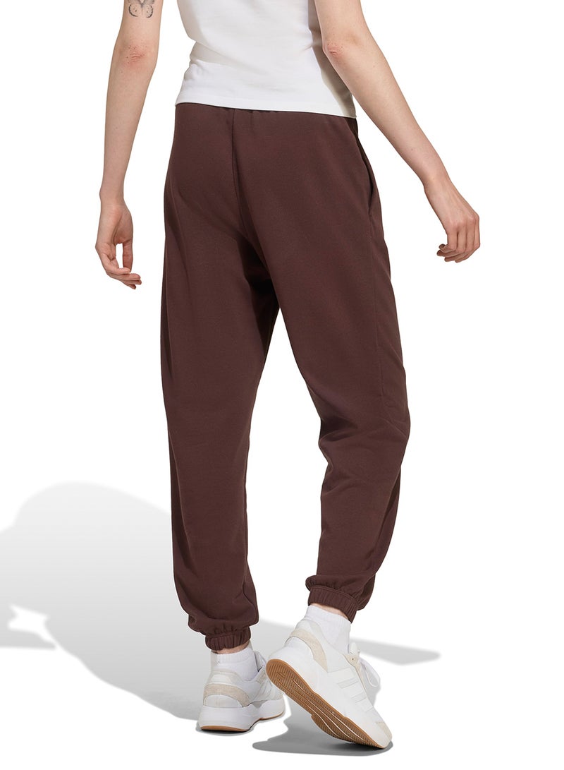 Adidas Essential Small Logo French Terry Cuffed Joggers - Image 2