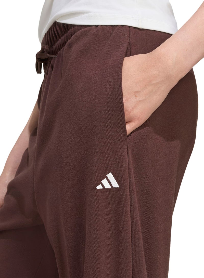 Adidas Essential Small Logo French Terry Cuffed Joggers - Image 3