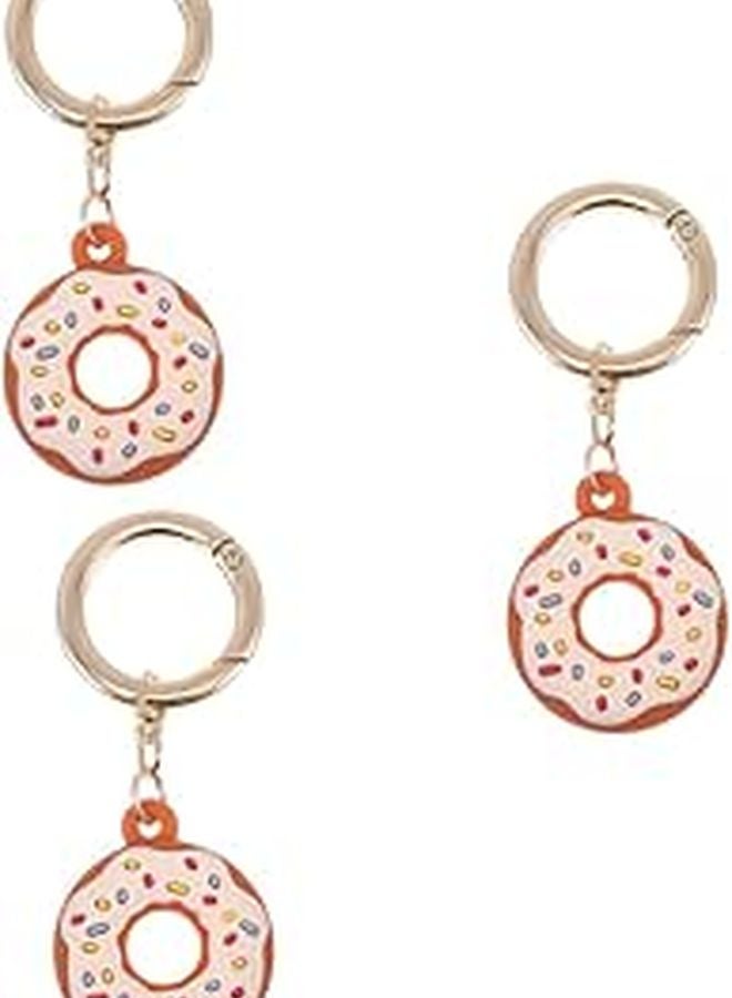 3pcs Beige Soft Protective Tracer Covers Easy Install Remove for Keys Bags Pet Collars and Luggage Accessories - Image 1