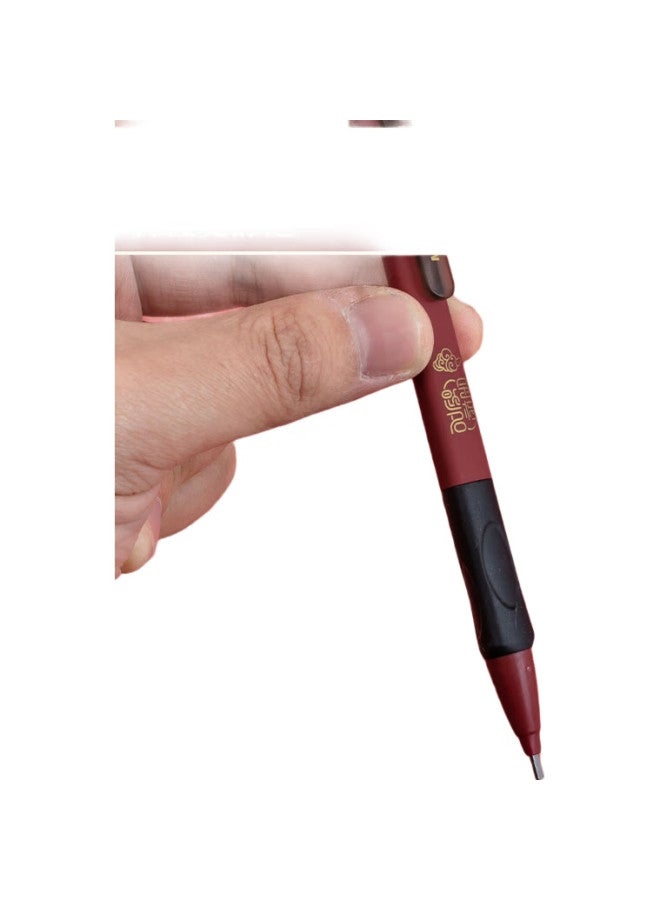 M.G M&G Stationery 2B Mechanical Pencil And Card Sharpener Set, Forbidden City Culture Golden List Series Exam/Graduate School Entrance Exam/Civil Service Exam 4-Piece Set Hamp1455 Exam Kit - Image 2