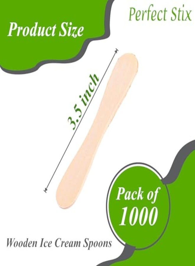 Perfect Stix - PS300BA-1000 Wooden Taster Spoons 3.5" Length ( pack of 1000) Plain - Image 2