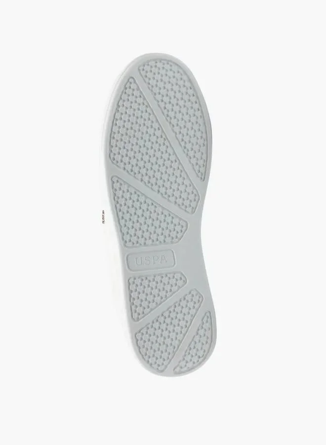 U.S. Polo Assn.  U.S. Polo Assn. EXXY GLB 6FX Women’s Sneakers – White Lace-Up Casual Shoes with Platform Sole  | Best Price UAE