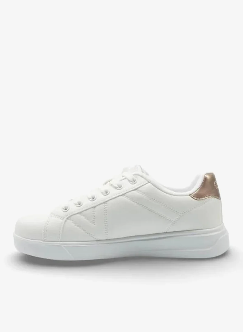 U.S. Polo Assn.  U.S. Polo Assn. EXXY GLB 6FX Women’s Sneakers – White Lace-Up Casual Shoes with Platform Sole for Women | Best Price UAE