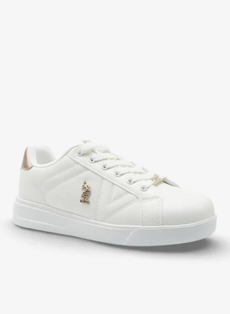 U.S. Polo Assn. EXXY GLB 6FX Women’s Sneakers – White Lace-Up Casual Shoes with Platform Sole - Image 2