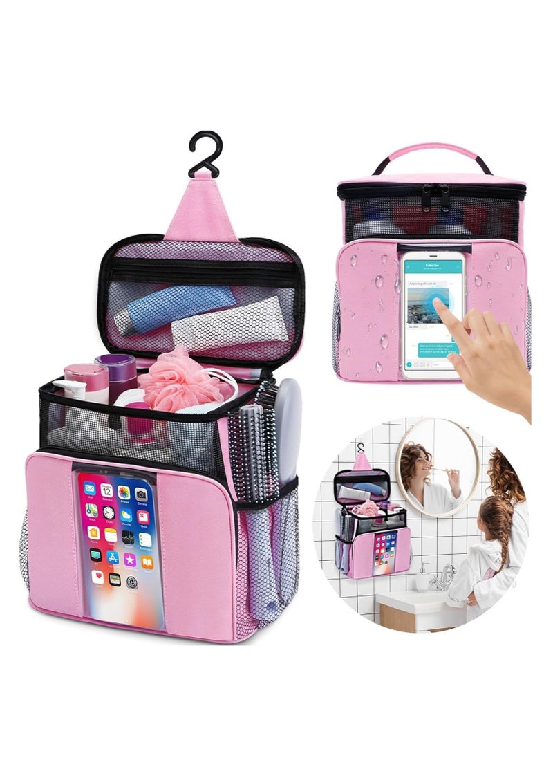 Cleaning Supplies Caddy, Shower Caddy Portable, Dorm Room Essentials for College Students Girls, Portable Plastic Shower Caddy Storage Organizer Basket/Bucket for Household, Bathroom, Kitchen  - Image 1