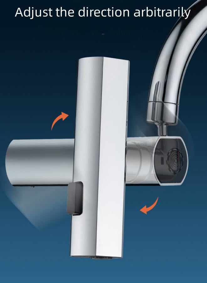 WAOKN Kitchen Faucet Head Replacement, 3 Modes Kitchen Sink Spray Nozzle, 360° Swivel Anti Splash Water Saving Kitchen Waterfall Faucet Aerator, Metal Pull Down Spray Head for Bathroom Face Eye Wash - Image 3