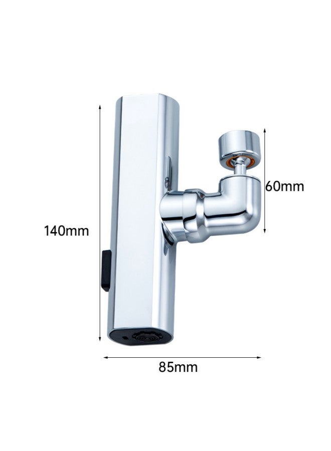 WAOKN Kitchen Faucet Head Replacement, 3 Modes Kitchen Sink Spray Nozzle, 360° Swivel Anti Splash Water Saving Kitchen Waterfall Faucet Aerator, Metal Pull Down Spray Head for Bathroom Face Eye Wash - Image 4