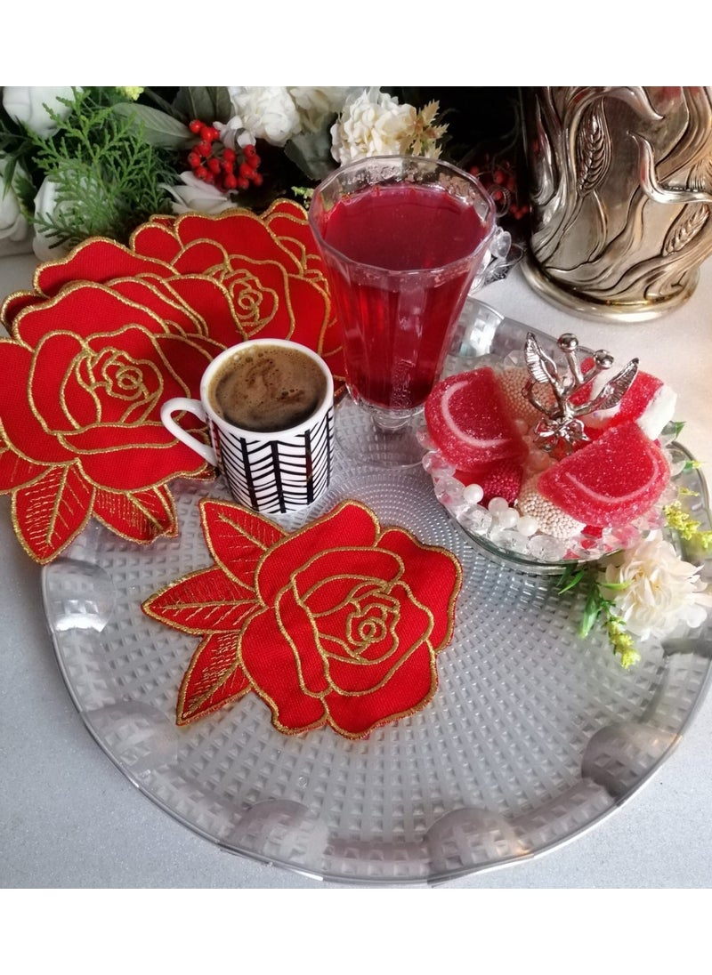 Lady Rio Coffee Side Napkin Cocktail Presentation Napkin (6 Pieces) 