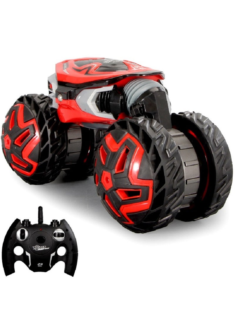 Two Sided Rolling Stunt Remote Controlled Car Four-wheel Drive Climbing Off-road Vehicle Remote Control Deformation Toy Car Boys Children's Toys  - Image 2