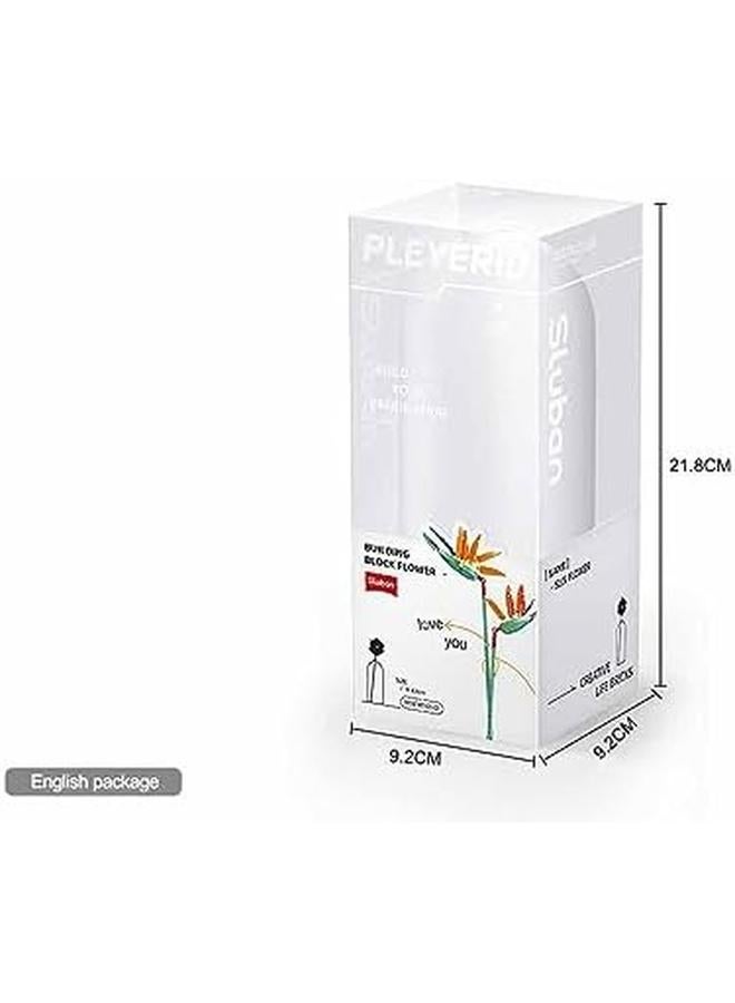 Sluban Flower Vase Building Kit A Unique Flower Container With 140 Pcs And Flowers Bird Of Paradise - Image 2