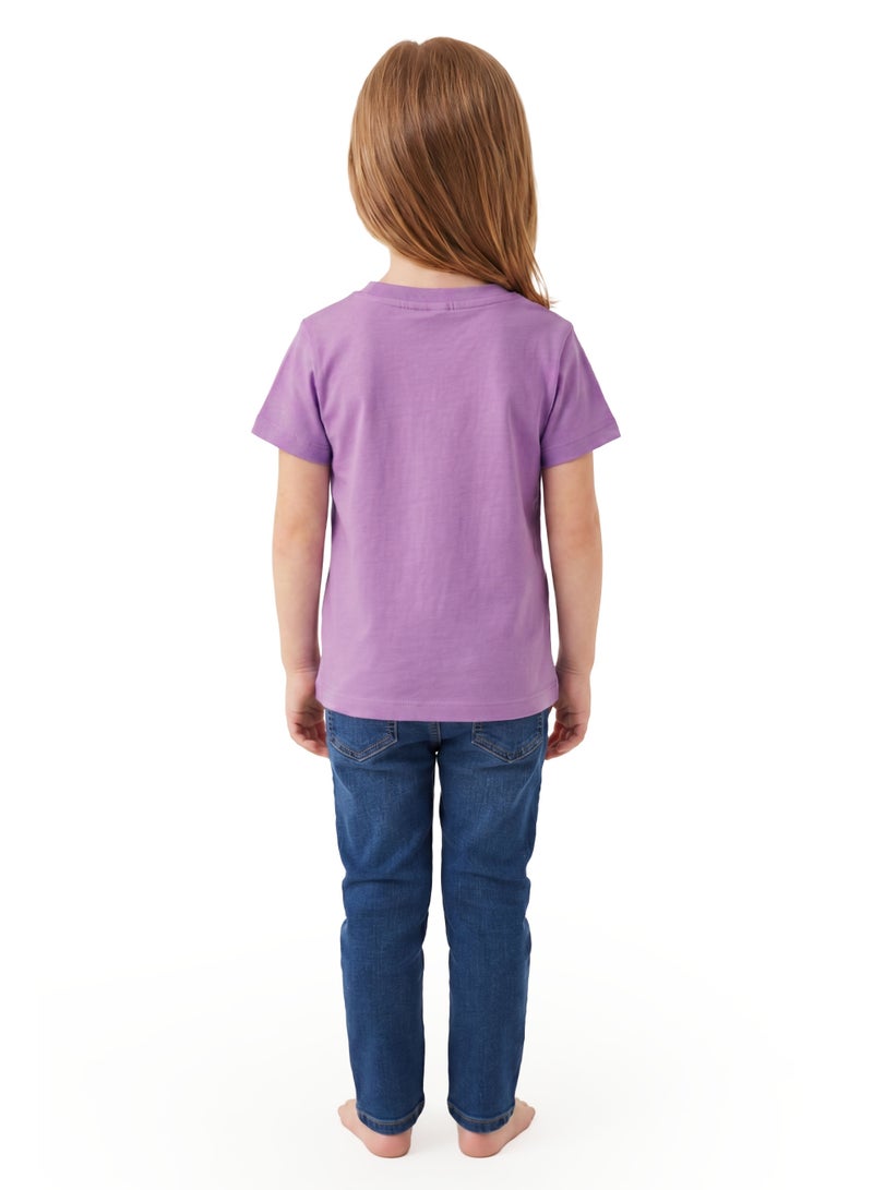 Disney Dumbo Toddler Girls’ Oversized Drop Shoulder T-Shirt – Cute Casual Relaxed Fit Tee - Image 2