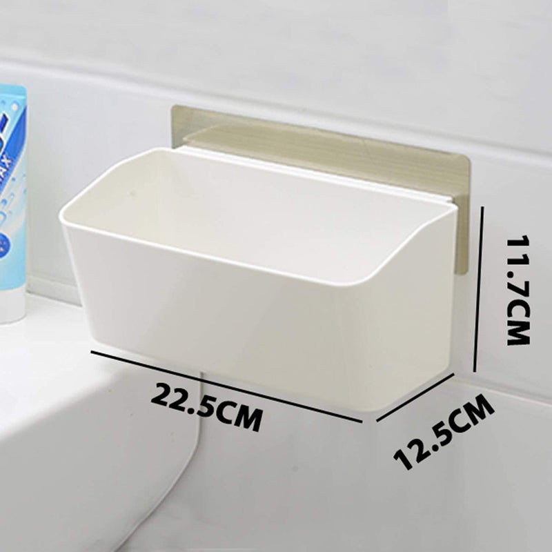 Aider Magic Sticker Series Self Adhesive Plastic Bathroom Shelf Shower Caddy Standard Wall Mounted Bathroom Organizer Shelves Cosmetic Toiletry Storage - Image 3
