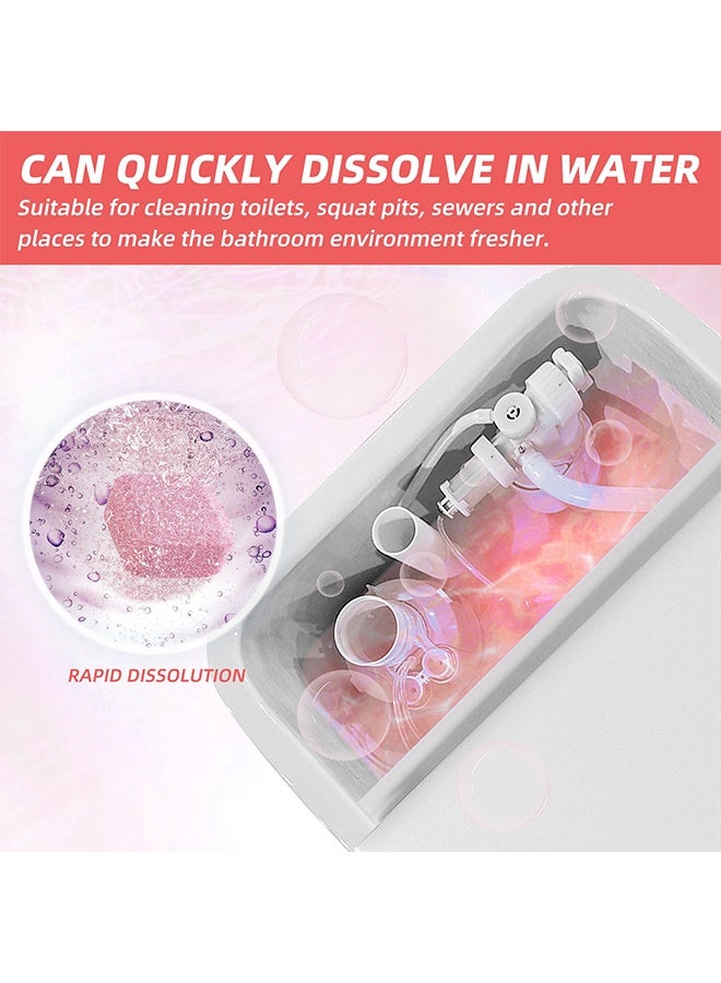 Jakehoe أقراص تنظيف وعطر مرحاض، منظف خزان المرحاض، أقراص مزيلة للرائحة وملطفة للنظافة والانتعاش لفترة طويلة، 12 قطعة - Image 5