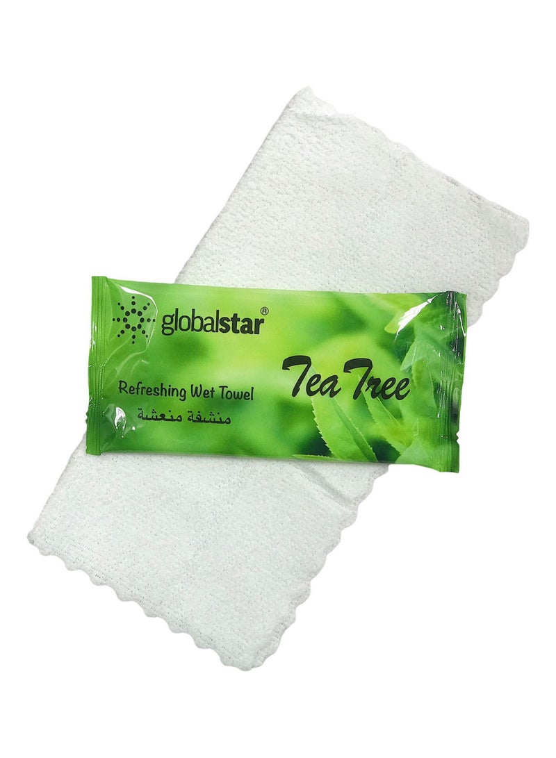 Globalstar Refreshing Wet Towel Tea Tree 25pc RT06 - Image 3