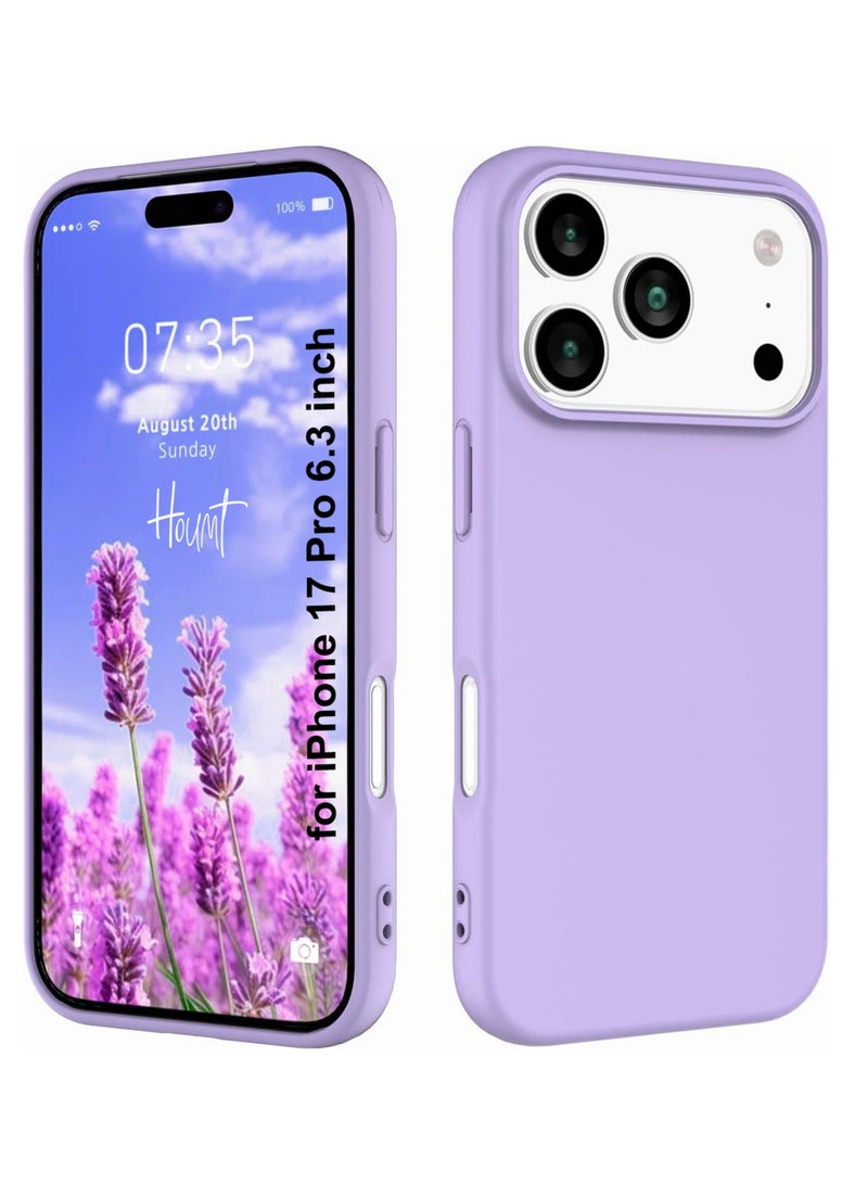 Houmt iPhone 17 Pro Case Soft Silicone Cover with Microfiber Lining Full-Body Protective Case For iPhone 17 Pro - Image 1