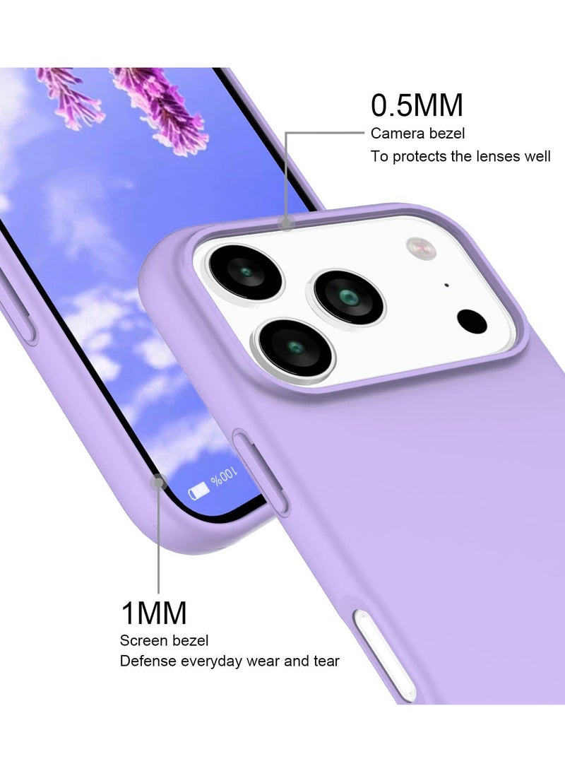 Houmt iPhone 17 Pro Case Soft Silicone Cover with Microfiber Lining Full-Body Protective Case For iPhone 17 Pro - Image 3