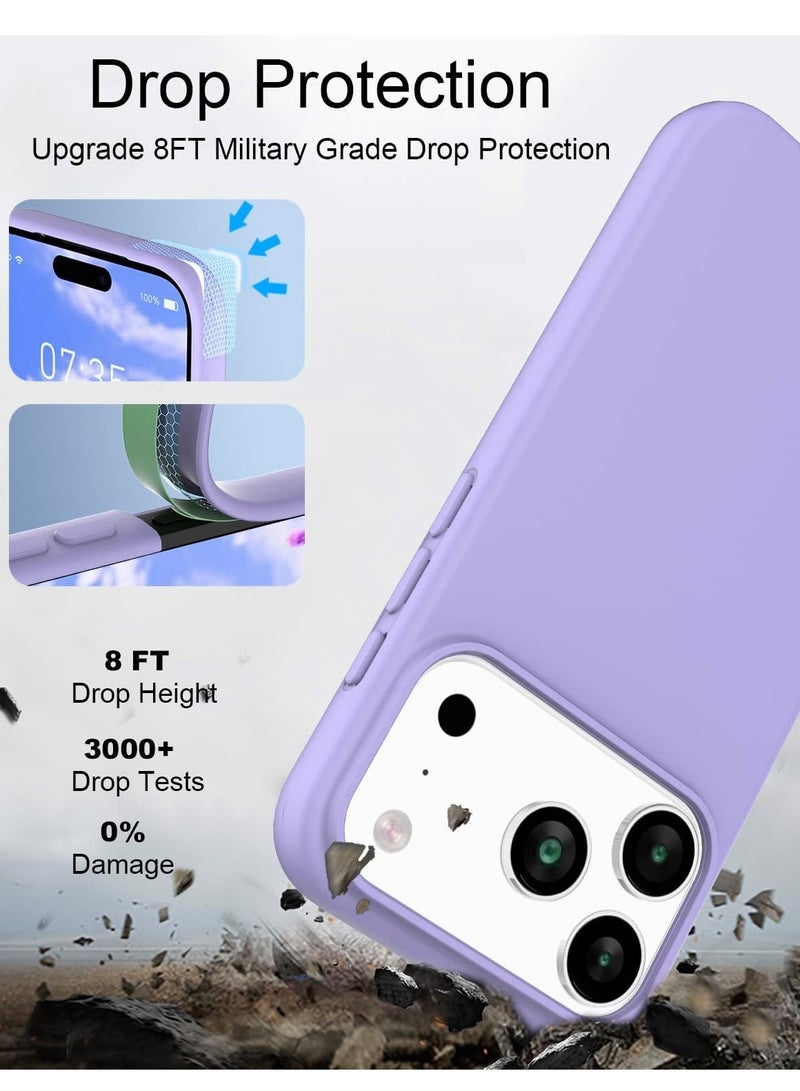 Houmt iPhone 17 Pro Case Soft Silicone Cover with Microfiber Lining Full-Body Protective Case For iPhone 17 Pro - Image 4
