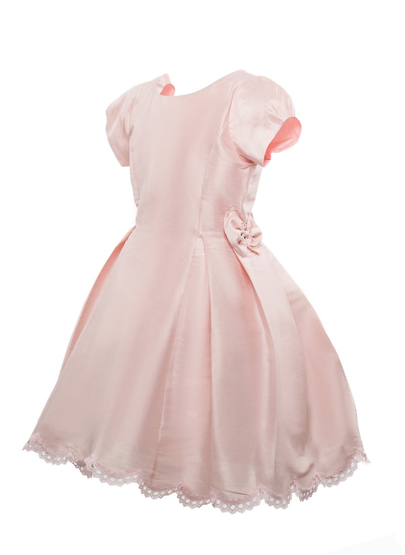 Queen - QUEEN PEACH Girls Party Dress, Princess Dress Party Wear Wedding Evening Formal Pageant Dance Gown for Birthday Kid Girls Elegant - Image 1
