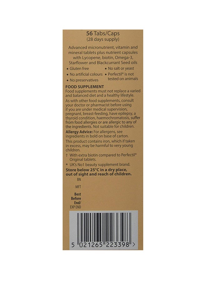 فيتابيوتيكس بيرفكت تيل بلس للبشرة 56 حبة/كبسولة - Image 3