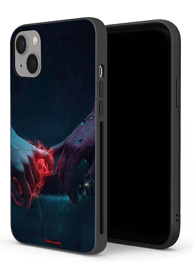 Tolwak Apple iPhone 13 mini Protective Case Burning Hands - Image 1