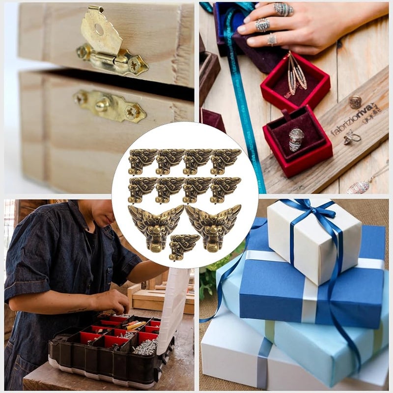 Vintage Lion Corner Protectors 12 Pack Smooth Edges Decorative Covers For Wooden Jewelry Box - Image 5