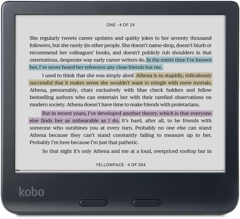 Kobo Kobo Libra Colour Black eReader with Case Bundle  - Image 4