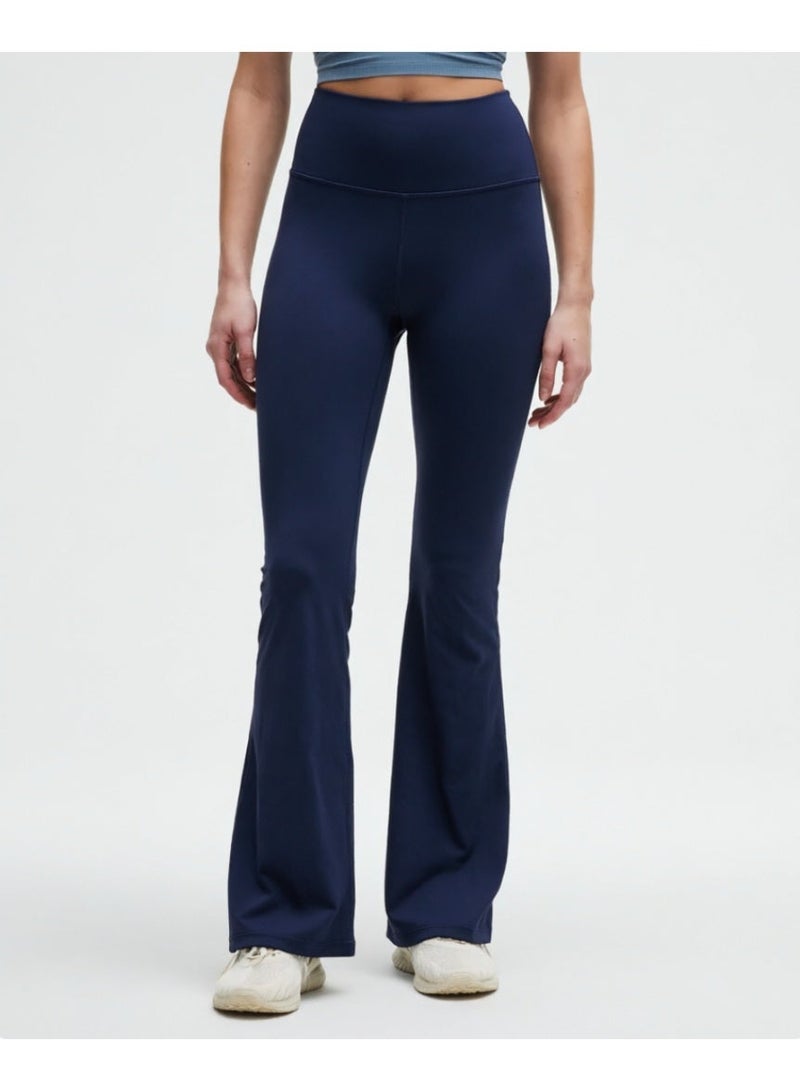 lululemon Groove Women's High-Waisted Flare & Straight Leg Yoga Pants, Ultra-Soft Naked Feel Fabric, Tummy Control & Butt Lifting, Non-See-Through, for Yoga, Workout & Casual Wear - Image 2