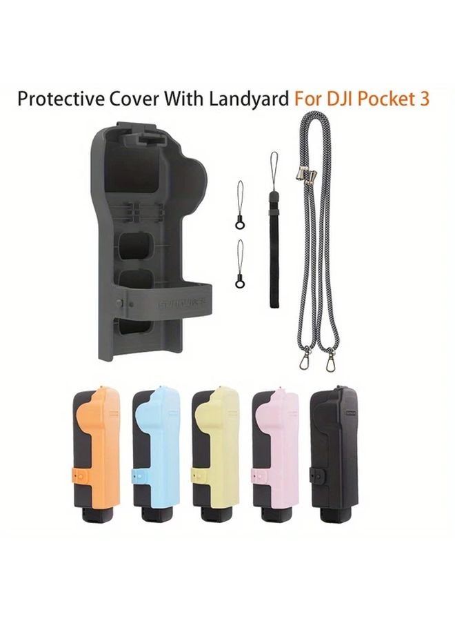 Blue Protective Case Shockproof Cover for DJI Osmo Pocket 3 Camera Gimbal - Image 2