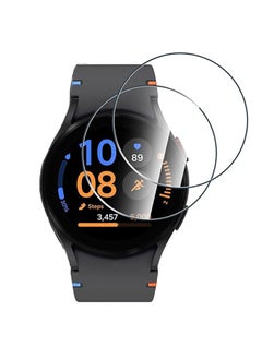 X-level 2 Pack Screen Protector for Samsung Galaxy Watch FE/ 7 /5 /4  40mm Tempered Glass Film, Anti-Shatter, Anti-Scratch, Bubble Free Smartwatch Accessories  - Image 1