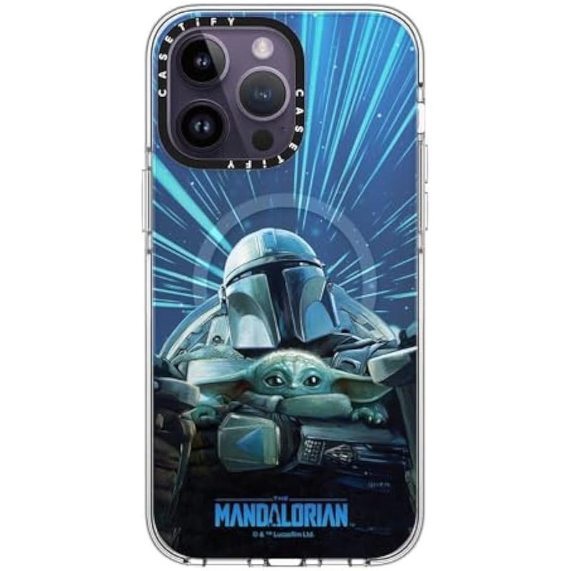Casetify Clear iPhone 14 Pro Max Case 【Mandalorian Co-Lab/Not Yellowing / 6.6ft Drop Protection/Compatible with Magsafe】 - You Ready for an Adventure - Clear - Image 2