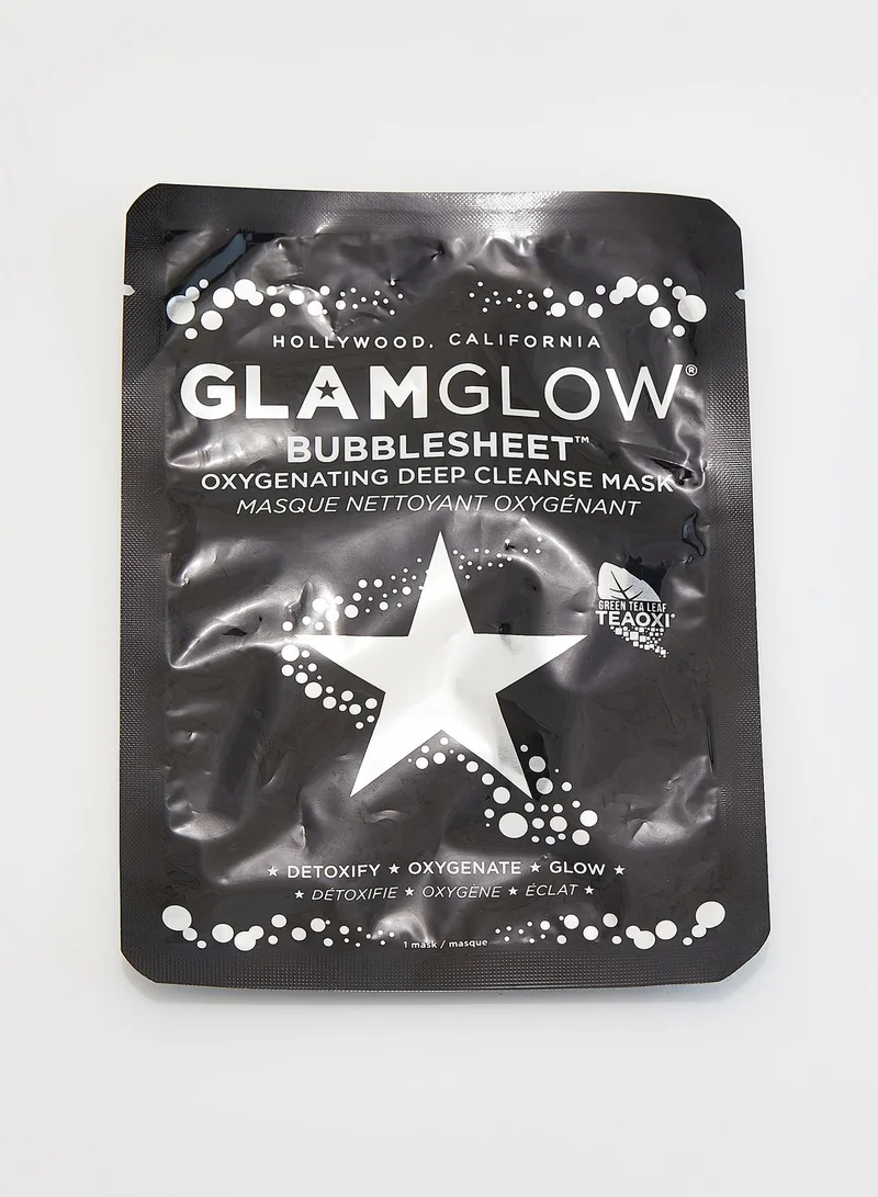 GLAMGLOW BUBBLESHEET Oxygenating Deep Cleanse Mask