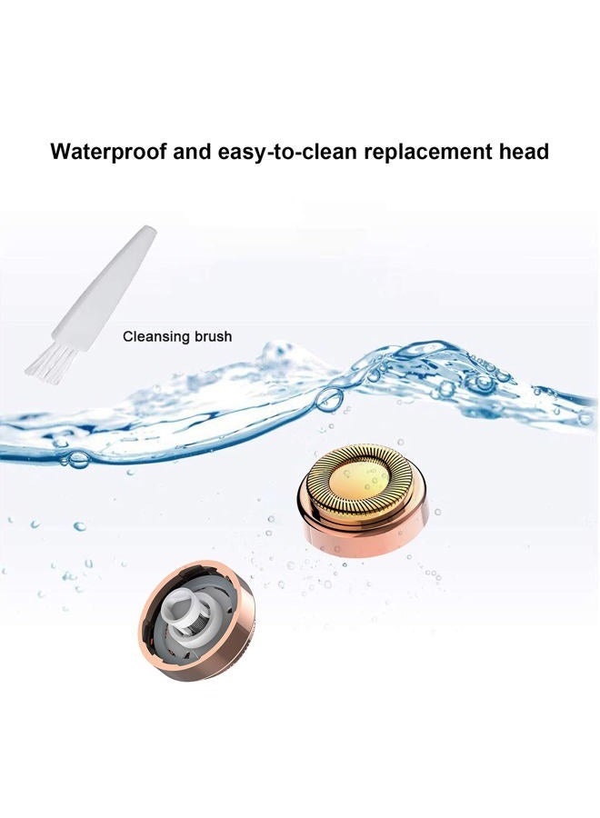 LinMei 4PCS LinMei Replacement Heads Compatible for GEN 1 Finishing Touch Flawless Women's Painless Hair Remover with Cleaning Brushes - Image 3