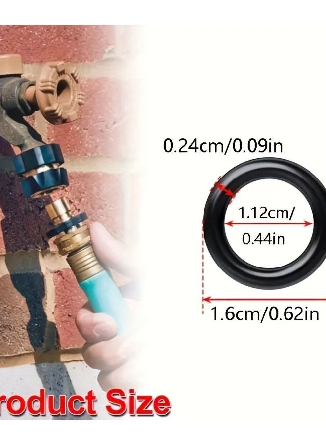 100pcs Black Rubber O Ring Seal 16mm OD 11 2mm ID Leak Proof For Pipes Cars Machinery - Image 4