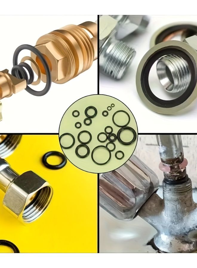 100pcs Black Rubber O Ring Seal 16mm OD 11 2mm ID Leak Proof For Pipes Cars Machinery - Image 5