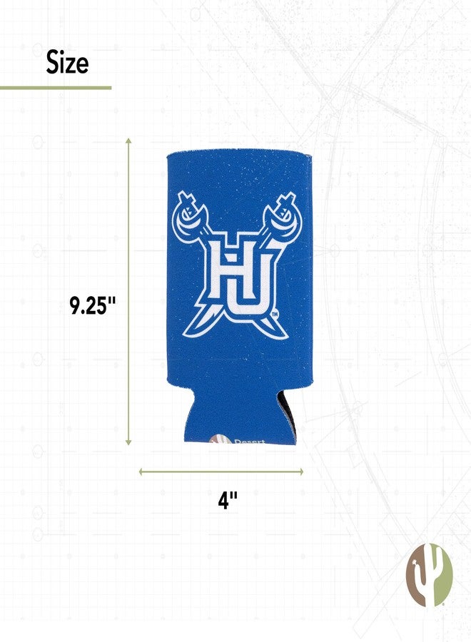 ديزرت كاكتوس حافظة علب مشروبات من جامعة هامبتون، بتصميم صبار الصحراء، مبرد مشروبات لفريق فيرجينيا بايرتس، عبوة واحدة من الفوم، حامل علب سعة 12 أونصة، جانب واحد (التصميم أ) - Image 4