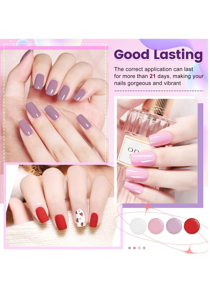 JODSONE - JODSONE Gel Nail Set 20 Colors High Shine Gorgeous Gel Polish Base Top Matte Coat Nice Gifts Show Charm - Image 1