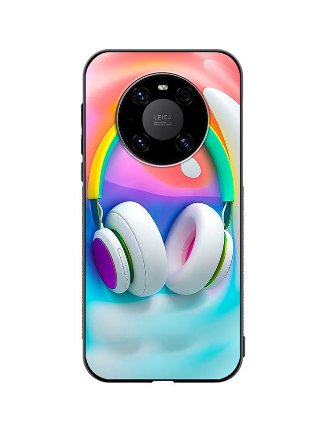 VR CREATIVE Protective Case Cover For Huawei Mate 40 Music Headphones Design Multicolour - Image 1
